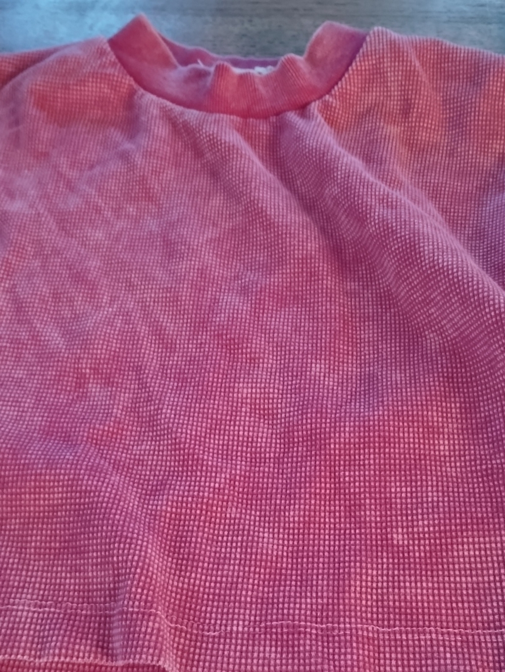 Altar'd State Rose Pink Ribbed Crewneck Top
